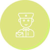 Mail Carrier Icon Design vector