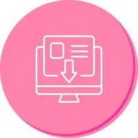 Landing Page Icon Design vector