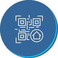 QR Code Menu Icon Design vector