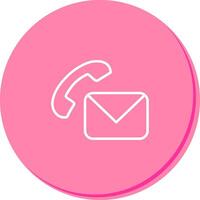 Support Email Icon Design vector