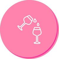 Wine Sip Icon Design vector