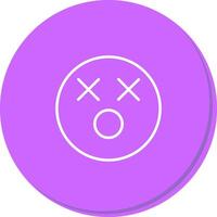 Dizzy Face Icon Design vector