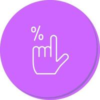 Click Through Rate Icon Design vector