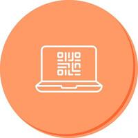 QR Code Scanner App Icon Design vector