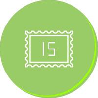 Postage Due Icon Design vector