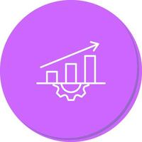 Performance Metrics Icon Design vector