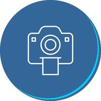 Polaroid Photos Icon Design vector