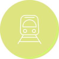 Light Rail Icon Design vector