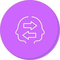 Knowledge Sharing Icon Design vector