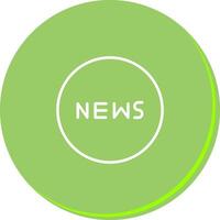 News Icon Icon Design vector