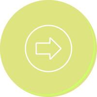 Right Arrow Icon Design vector