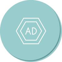 Ad Blocker Icon Design vector