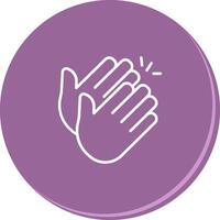 Clapping Hands Icon Design vector