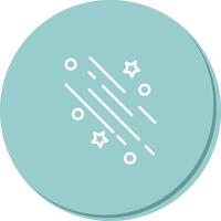 Party Streamers Icon Design vector