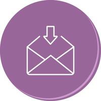 Receive Icon Icon Design vector