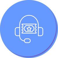 Support Ticket Icon Design vector