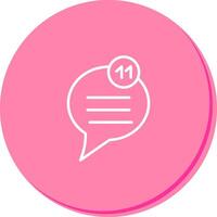 Unread Message Icon Design vector