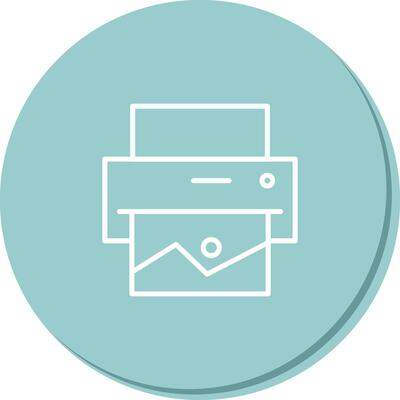 Photo Printing Icon Design
