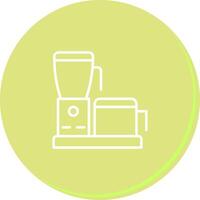 Food Processor Icon Design vector