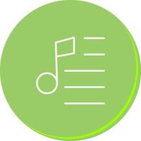 Party Playlist Icon Design vector