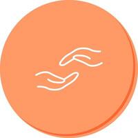 Supportive Hand Icon Design vector