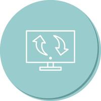 Migrate Icon Design vector