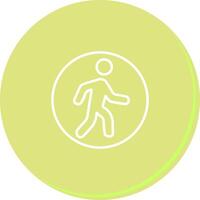 Person Walking Icon Design vector