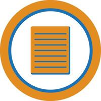 Terms of Service Flat Two Color vector