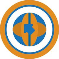 Sign Up Flat Two Color vector