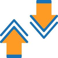 Collapse Flat Two Color vector