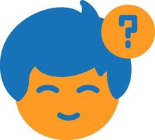 Question mark Flat Two Color vector