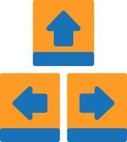 Keyboard navigation Flat Two Color vector