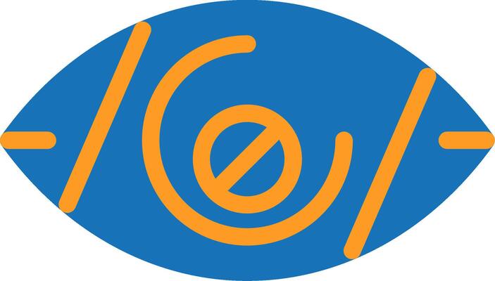 Visual impairment Flat Two Color