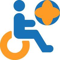 Accessibility Flat Two Color vector