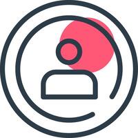 About Line with small circle background vector
