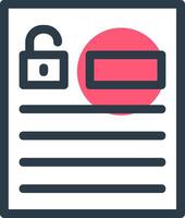 Accessible forms Line with small circle background vector