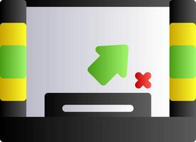 Closed captioning Flat Gradient vector