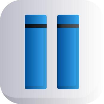 pausa plano degradado vector