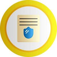 Privacy Policy Flat Gradient vector
