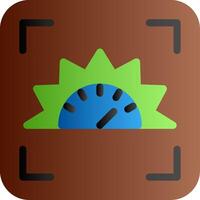 Focus indicator Flat Gradient vector