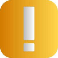 Exclamation Mark Flat Gradient vector