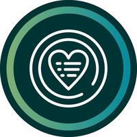 Wishlist Line double Gredient Circle vector