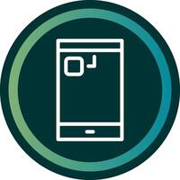 Notification Light Line double Gredient Circle vector