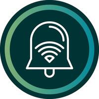 Wi-Fi Signal Line double Gredient Circle vector