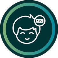 Loading spinner Line double Gredient Circle vector