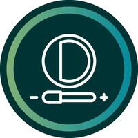 Contrast adjustment Line double Gredient Circle vector
