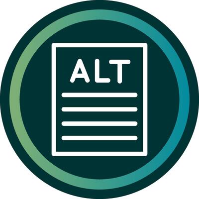 Alt text Line double Gredient Circle