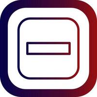 Stop Line Gradient Round Corner vector
