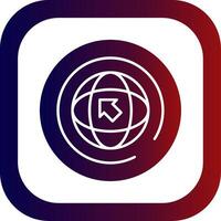 Sign Up Glyph Gradient Round Corner vector