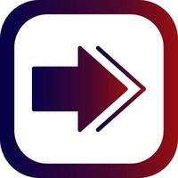 Next Glyph Gradient Round Corner vector